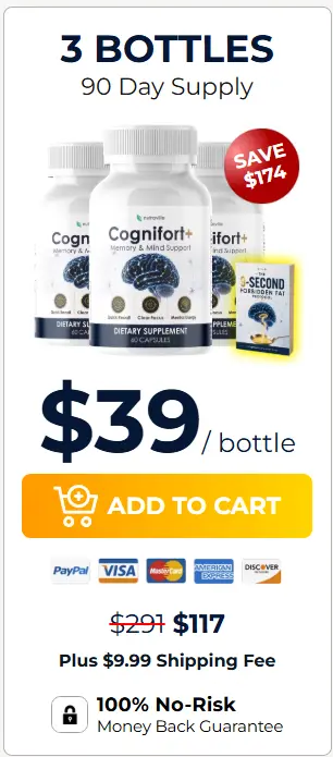 Cognifort order 3 bottles