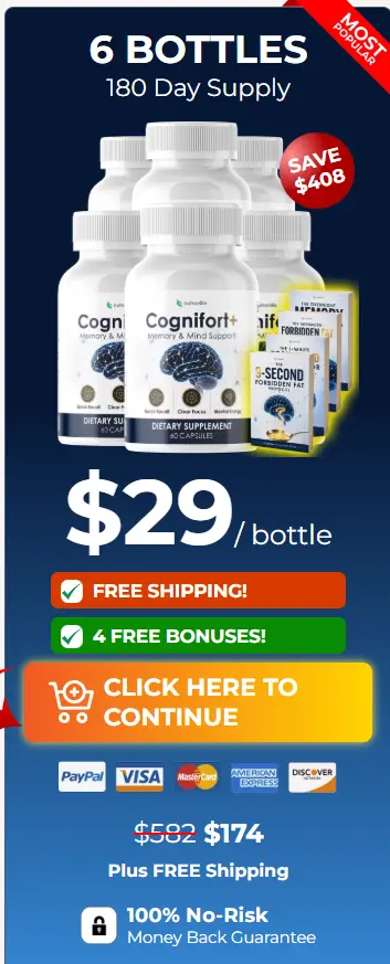 Cognifort order 6 bottles